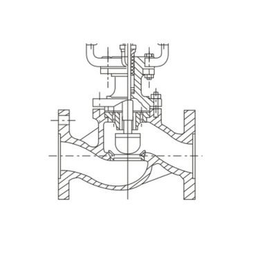 vincer pneumatic single seat control valve