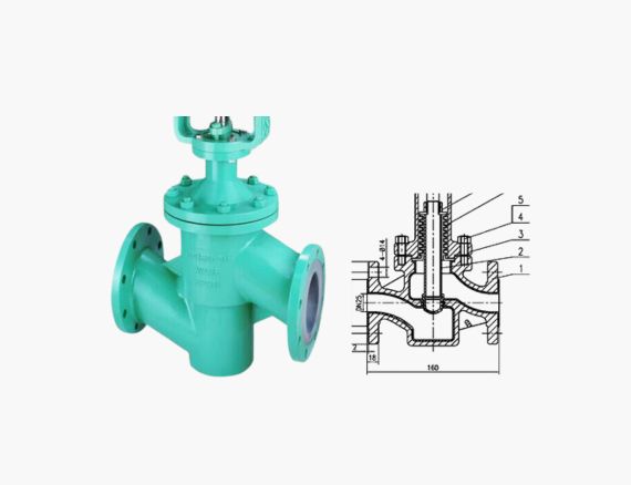 electric ptfe-lined flow control valve