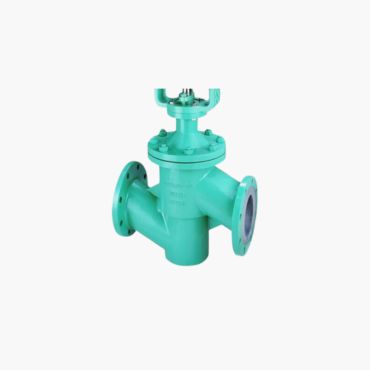 electric ptfe-lined flow control valve