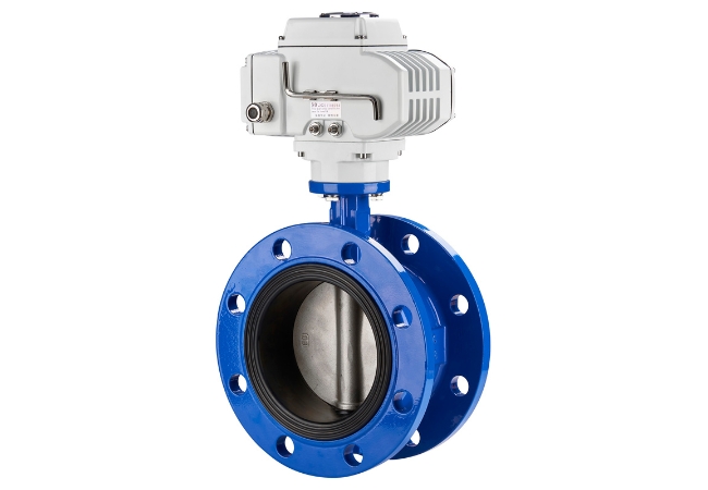 vincer electric flanged butterfly valve-1