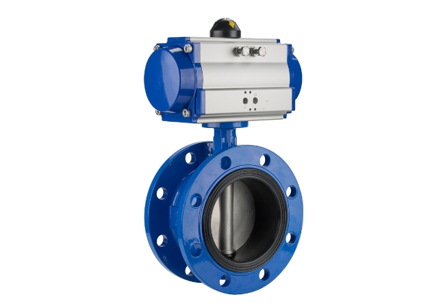 vincer pneumatic flanged butterfly valve-1