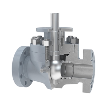 trunnion-mounted ball valve