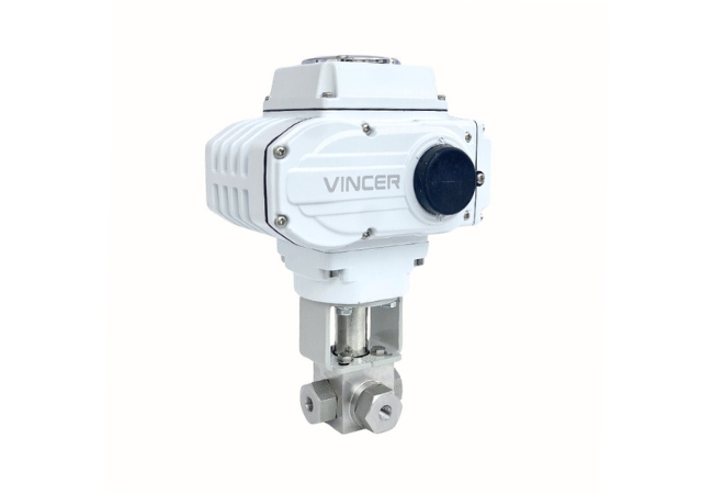vincer electric high pressure 3-way ball valve-1