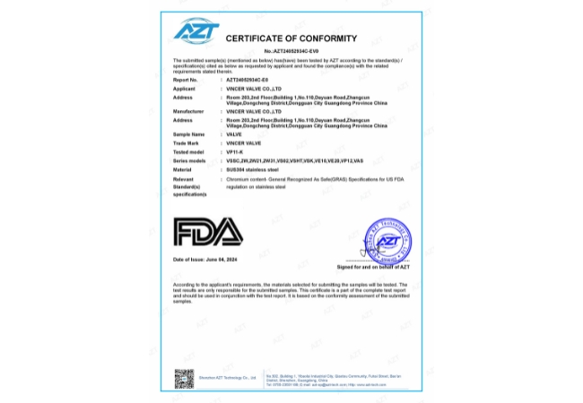 fda certification